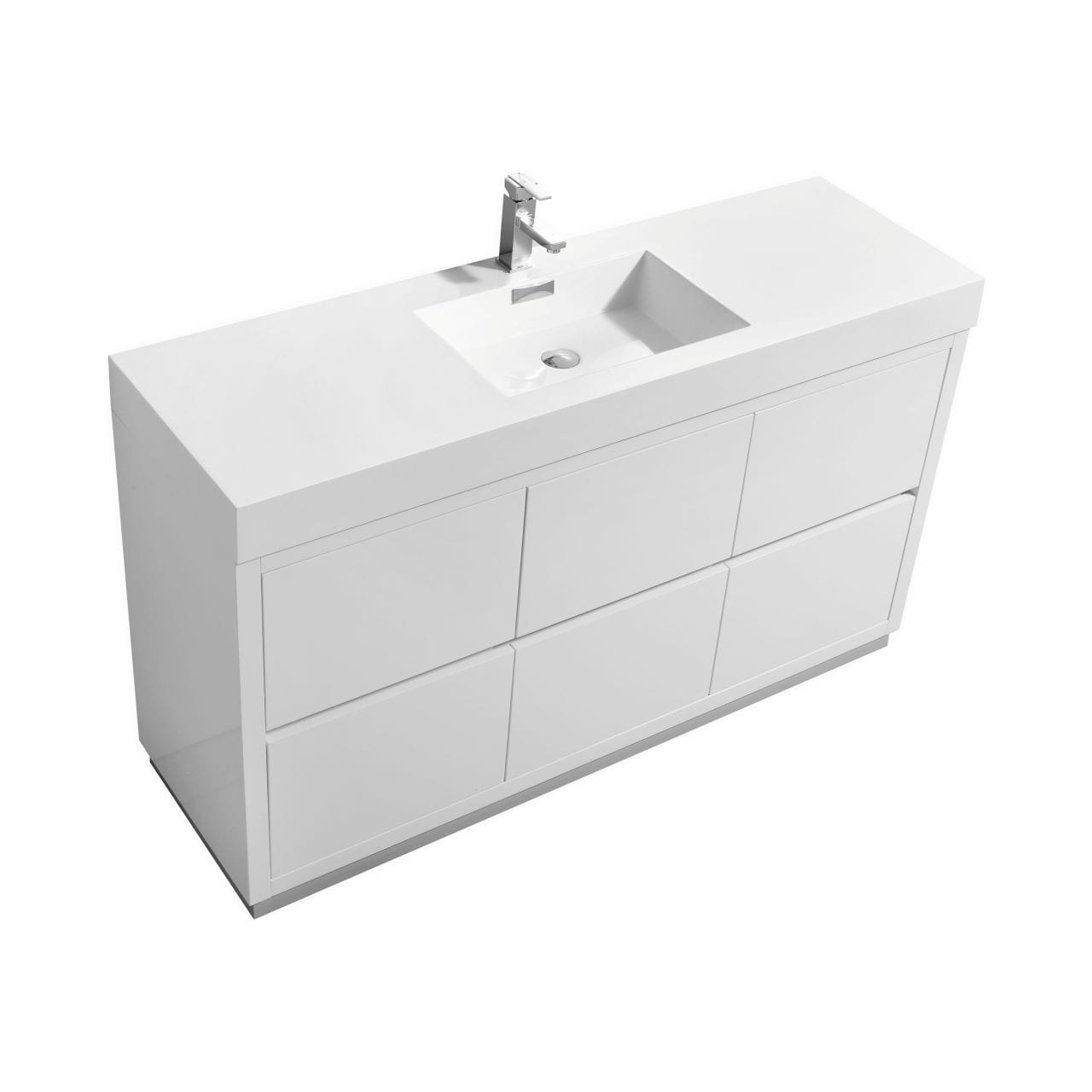 Kubebath 60 Inch Single Sink Vanity