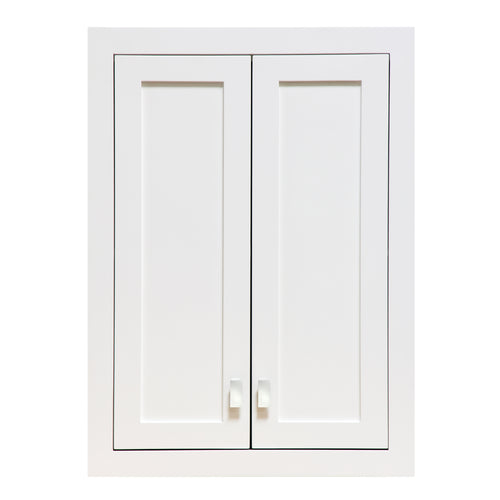Water Creation Madison Collection Wall Cabinet In White- Water Creation