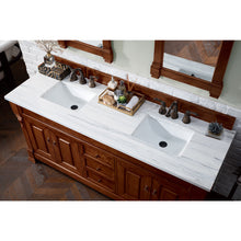 Load image into Gallery viewer, James Martin Brookfield 72&quot; Warm Cherry Double Vanity