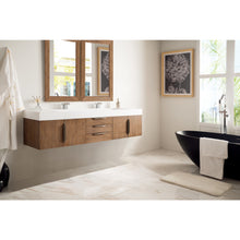 Load image into Gallery viewer, James Martin Mercer Island 72&quot; Latte Oak Double Vanity