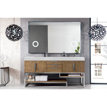 Load image into Gallery viewer, James Martin Columbia 72&quot; Latte Oak Double Vanity