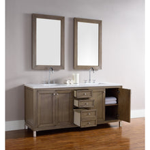 Load image into Gallery viewer, James Martin Chicago 72&quot; Whitewashed Walnut Double Vanity