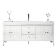 Load image into Gallery viewer, James Martin Linear 72&quot; Glossy White Single Vanity- James Martin