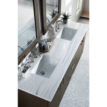 Load image into Gallery viewer, James Martin Metropolitan 72&quot; Silver Oak Double Vanity