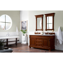 Load image into Gallery viewer, James Martin Brookfield 60&quot; Warm Cherry Double Vanity