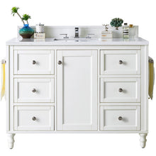 Load image into Gallery viewer, James Martin Copper Cove Encore 48&quot; Bright White Single Vanity- James Martin