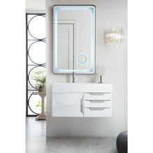 Load image into Gallery viewer, James Martin Mercer Island 36&quot; Glossy White Single Vanity