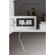 Load image into Gallery viewer, James Martin Mercer Island 36&quot; Glossy White - Radiant Gold Single Vanity