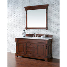 Load image into Gallery viewer, James Martin Brookfield 60&quot; Warm Cherry Single Vanity