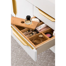 Load image into Gallery viewer, James Martin Mercer Island 48&quot; Glossy White - Radiant Gold Single Vanity