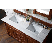 Load image into Gallery viewer, James Martin Brookfield 60&quot; Warm Cherry Double Vanity