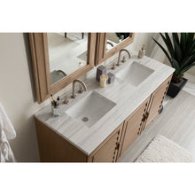 Load image into Gallery viewer, James Martin Portland 60&quot; Whitewashed Walnut Double Vanity