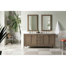 Load image into Gallery viewer, James Martin Chicago 72&quot; Whitewashed Walnut Double Vanity- James Martin