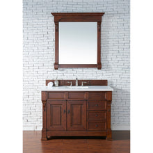 Load image into Gallery viewer, James Martin Brookfield 48&quot; Warm Cherry Single Vanity