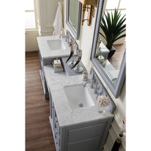 Load image into Gallery viewer, James Martin De Soto 82&quot; Silver Gray Double Vanity Set