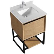 Load image into Gallery viewer, Alto 24 - California White Oak Cabinet with Countertop- Laviva