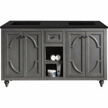 Load image into Gallery viewer, Odyssey - 60 - Cabinet with Matte Black VIVA Stone Solid Surface Countertop- Laviva