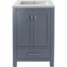 Load image into Gallery viewer, Wilson 24 - Grey Cabinet with VIVA Stone Solid Surface Countertop- Laviva