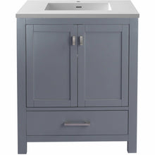 Load image into Gallery viewer, Wilson 30 - Grey Cabinet with VIVA Stone Solid Surface Countertop- Laviva