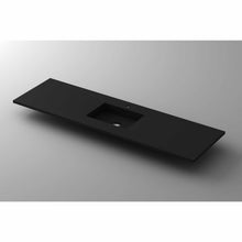 Load image into Gallery viewer, VIVA Stone Single Sink Matte Black - Solid Surface Countertop- Laviva