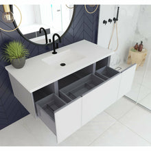 Load image into Gallery viewer, Vitri 48 - Cloud White Cabinet with VIVA Stone Solid Surface Countertop- Laviva