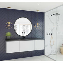 Load image into Gallery viewer, Vitri 72 - Cloud White Single Sink Cabinet with VIVA Stone Solid Surface Center Sink Countertop- Laviva