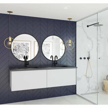 Load image into Gallery viewer, Vitri 60 - Cloud White Double Sink Cabinet with VIVA Stone Solid Surface Double Sink Countertop- Laviva