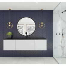 Load image into Gallery viewer, Vitri 66 - Cloud White Cabinet with VIVA Stone Solid Surface Countertop- Laviva