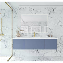 Load image into Gallery viewer, Vitri 66 - Nautical Blue Cabinet with VIVA Stone Solid Surface Countertop- Laviva