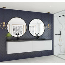 Load image into Gallery viewer, Vitri 72 - Cloud White Double Sink Cabinet with VIVA Stone Solid Surface Double Sink Countertop- Laviva