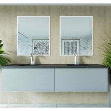 Load image into Gallery viewer, Vitri 72 - Fossil Grey Double Sink Cabinet with VIVA Stone Solid Surface Double Sink Countertop- Laviva