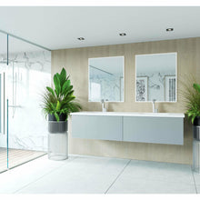 Load image into Gallery viewer, Vitri 72 - Fossil Grey Double Sink Cabinet with VIVA Stone Solid Surface Double Sink Countertop- Laviva