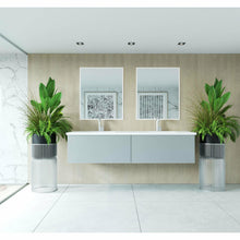 Load image into Gallery viewer, Vitri 72 - Fossil Grey Double Sink Cabinet with VIVA Stone Solid Surface Double Sink Countertop- Laviva