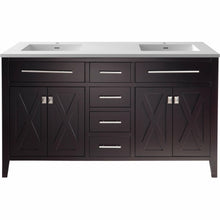 Load image into Gallery viewer, Wimbledon - 60 -  Cabinet with Matte White VIVA Stone Solid Surface Countertop- Laviva