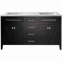 Load image into Gallery viewer, Wimbledon - 60 -  Cabinet with Matte White VIVA Stone Solid Surface Countertop- Laviva