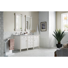 Load image into Gallery viewer, James Martin Brittany 60&quot;  Bright White Double Vanity