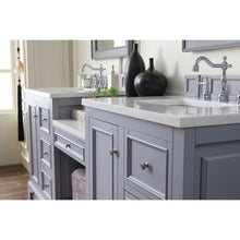 Load image into Gallery viewer, James Martin De Soto 82&quot; Silver Gray Double Vanity Set