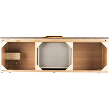 Load image into Gallery viewer, James Martin Mercer Island 59&quot; Ash Gray - Radiant Gold Double Vanity