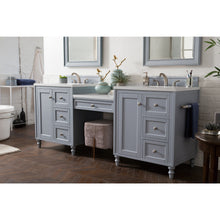Load image into Gallery viewer, James Martin Copper Cove Encore 86&quot; Silver Gray Double Vanity Set