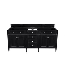 Load image into Gallery viewer, James Martin Brittany 72&quot;  Black Onyx Double Vanity- James Martin