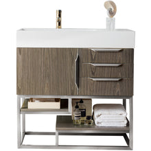 Load image into Gallery viewer, James Martin Columbia 36&quot; Ash Gray Single Vanity- James Martin