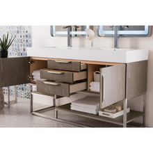 Load image into Gallery viewer, James Martin Columbia 59&quot; Ash Gray Double Vanity