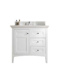 Load image into Gallery viewer, James Martin Palisades 36&quot; Bright White Single Vanity- James Martin