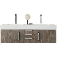 Load image into Gallery viewer, James Martin Mercer Island 59&quot; Ash Gray Double Vanity- James Martin