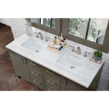 Load image into Gallery viewer, James Martin Metropolitan 60&quot; Silver Oak Double Vanity