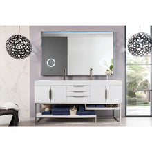 Load image into Gallery viewer, James Martin Columbia 72&quot; Glossy White Double Vanity