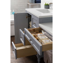 Load image into Gallery viewer, James Martin Copper Cove Encore 86&quot; Silver Gray Double Vanity Set