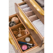 Load image into Gallery viewer, James Martin Columbia 59&quot; Latte Oak - Radiant Gold Double Vanity