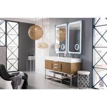 Load image into Gallery viewer, James Martin Columbia 59&quot; Latte Oak Double Vanity