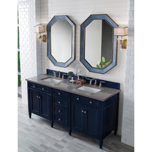 Load image into Gallery viewer, James Martin Brittany 72&quot;  Victory Blue Double Vanity